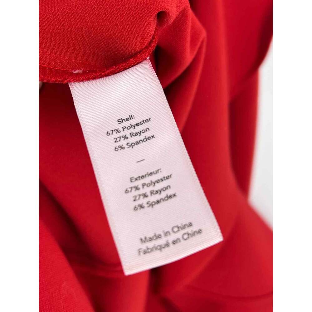 Likely Size 2 Red Ruffles Designer Dress - Picture 2 of 4